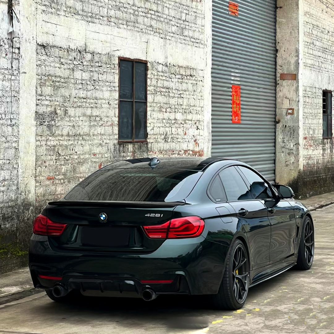 Ravoony Plus Pearlized Emerald Green Car Vinyl Wrap BMW 4 Series Wrap