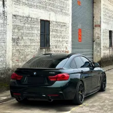 Pearlized Emerald Green Car Vinyl Wrap BMW 4 Series Wrap
