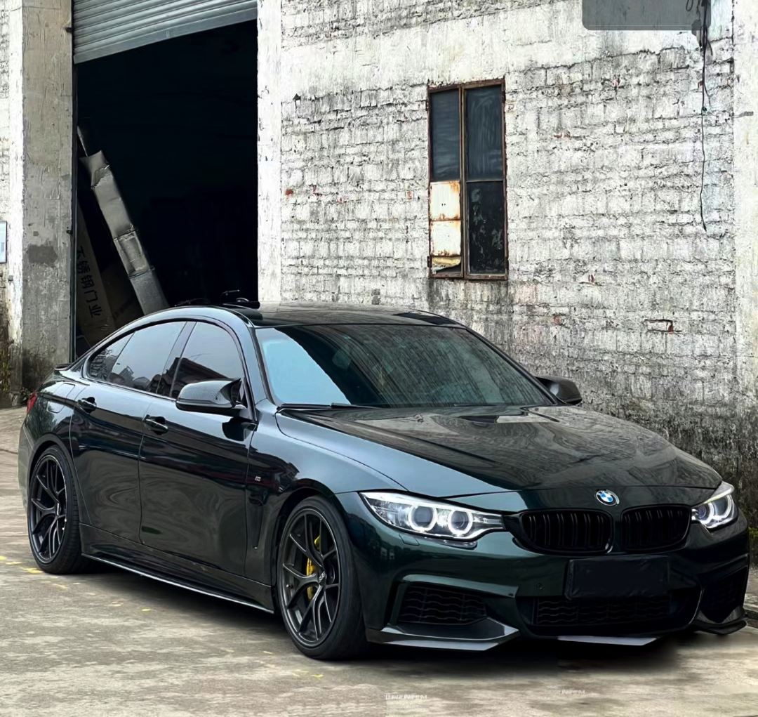 Ravoony Plus Pearlized Emerald Green Car Vinyl Wrap BMW 4 Series Wrap