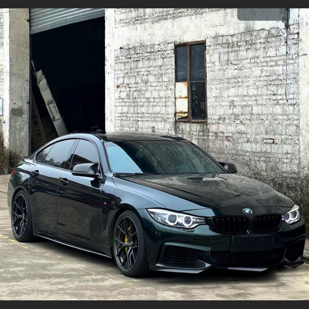 Ravoony Plus Pearlized Emerald Green Car Vinyl Wrap BMW 4 Series Wrap
