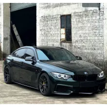 Pearlized Emerald Green Car Vinyl Wrap BMW 4 Series Wrap