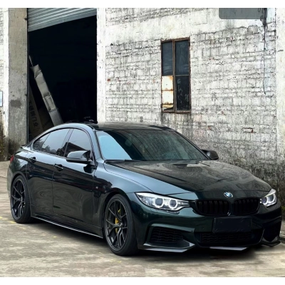 Ravoony Plus Pearlized Emerald Green Car Vinyl Wrap BMW 4 Series Wrap 02