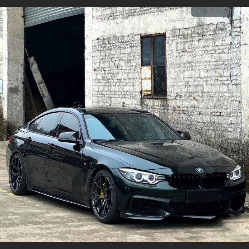 Ravoony Plus Pearlized Emerald Green Car Vinyl Wrap BMW 4 Series Wrap