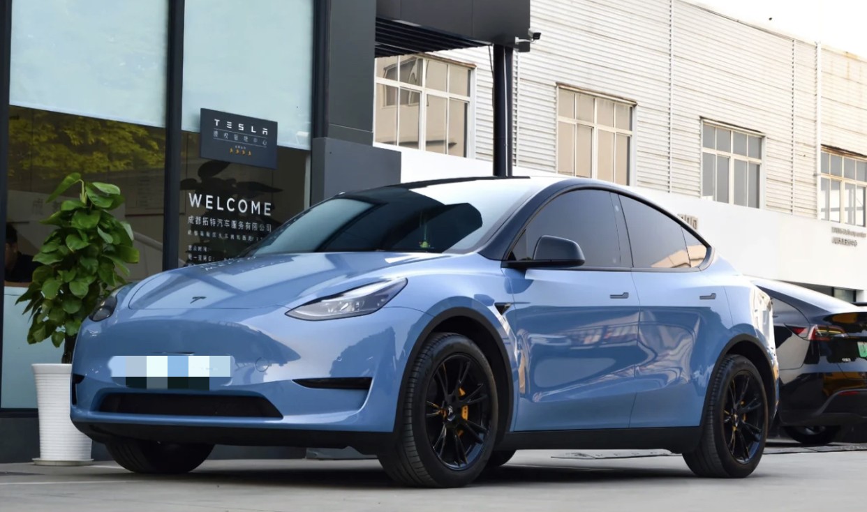 Tesla Model Y Wrap Best Ravoony China Blue Car Vinyl Wrap Tesla Model Y Wrap ravoony
