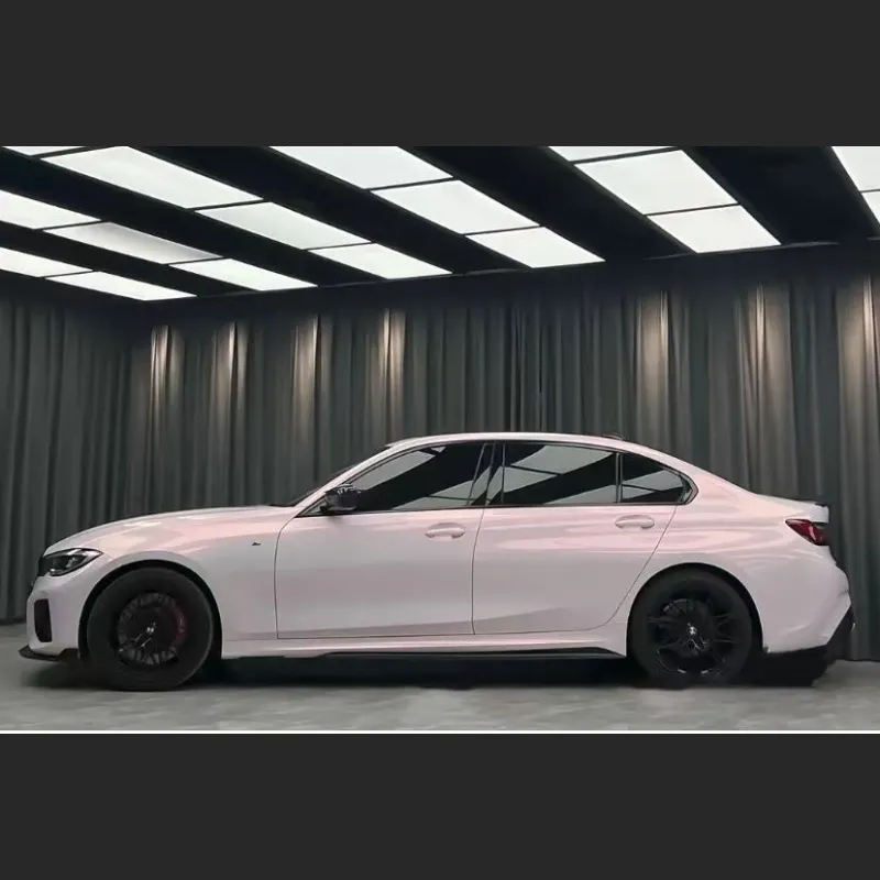 Ravoony Plus PET Flower Pink Car Wrap BMW 3 Series Wrap