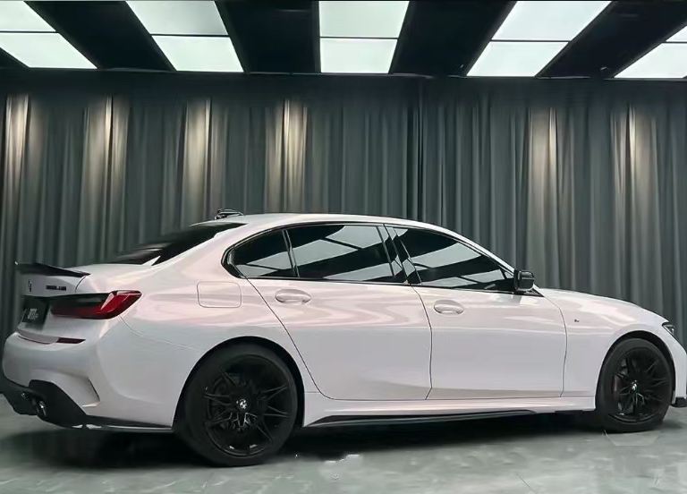 Ravoony Plus PET Flower Pink Car Wrap BMW 3 Series Wrap