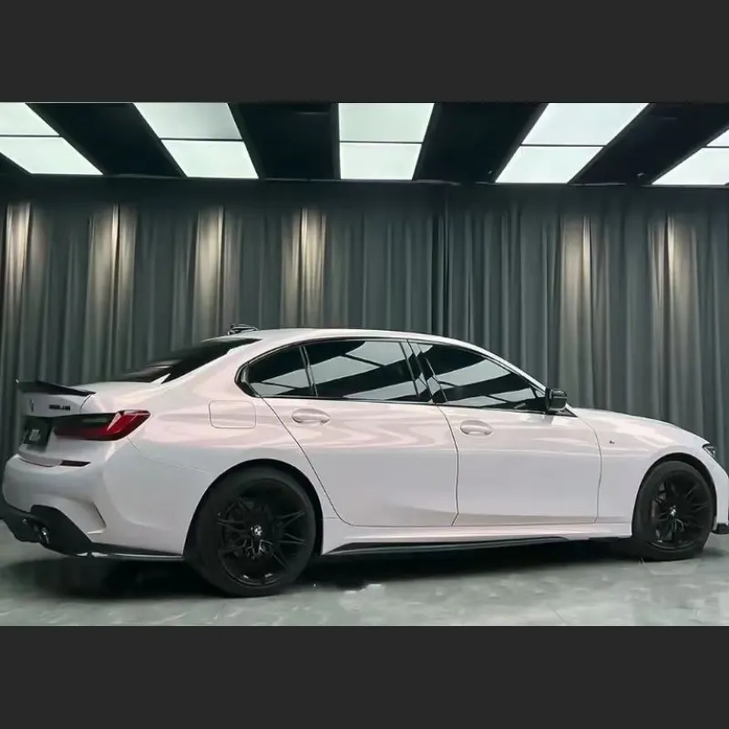 Ravoony Plus PET Flower Pink Car Wrap BMW 3 Series Wrap