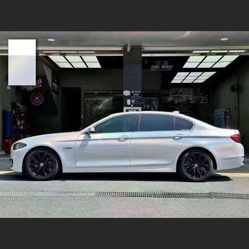 Ravoony Plus Glossy Laser White Car Vinyl Wrap BMW Vinyl Wrap