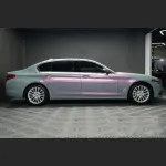 Ravoony Plus Twin Candy Grey Red Color Fliper Car Wrap BMW 5 Series Wrap BMW 530Le