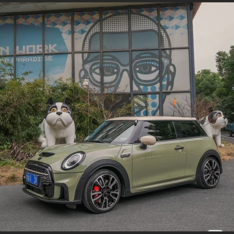 Ravoony Plus Gloss Khaki Green Car Vinyl Wrap Mini Cooper Wrap