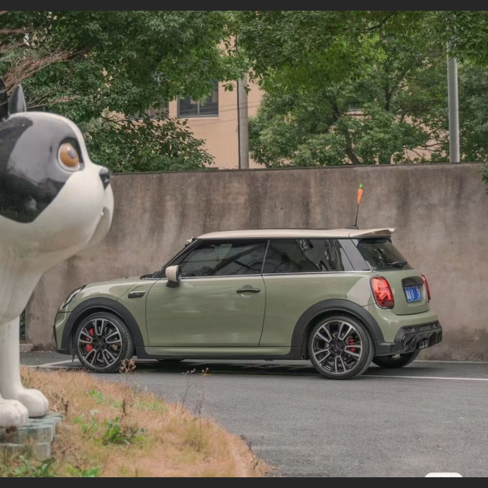 Ravoony Plus Gloss Khaki Green Car Vinyl Wrap Mini Cooper Wrap
