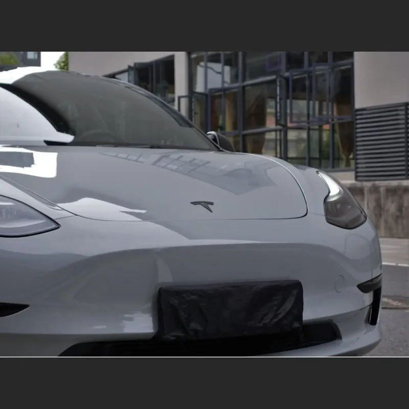 Ravoony Plus BMW Brooklyn Grey Vinyl Wrap Tesla Model Y Wrap
