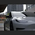 Ravoony Plus BMW Brooklyn Grey Vinyl Wrap Tesla Model Y Wrap