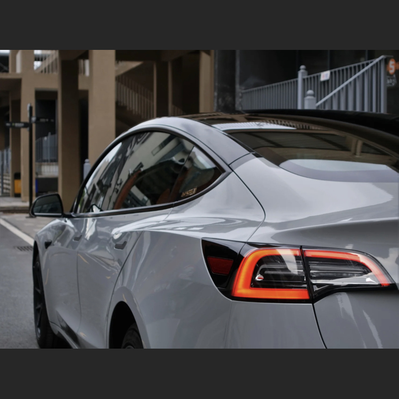 Ravoony Plus PET BMW Brooklyn Grey Vinyl Wrap Tesla Model Y Wrap