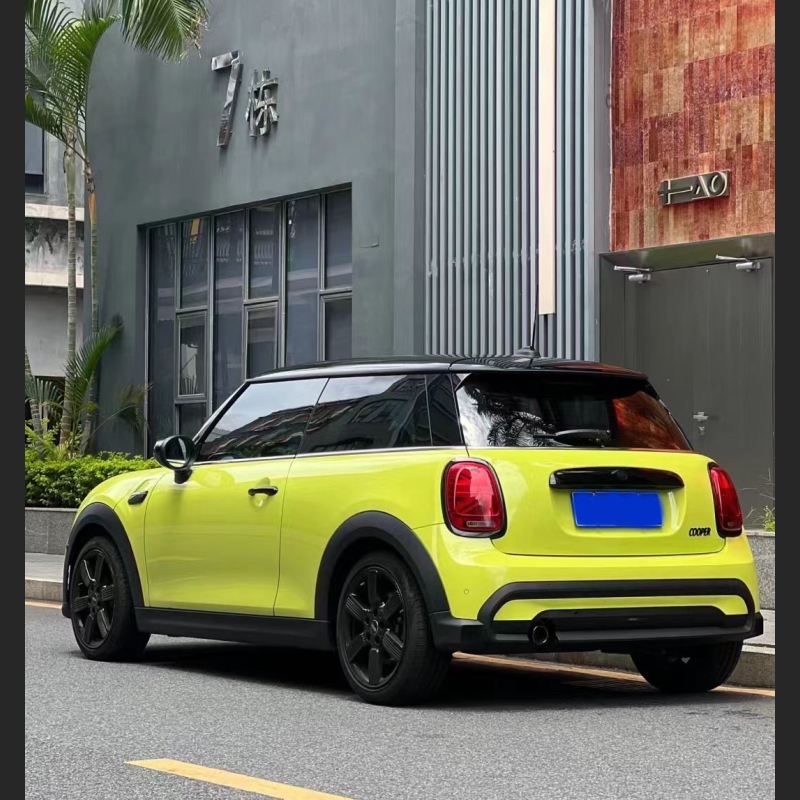 Ravoony Plus Gloss Acid Lime Green Wrap Mini Cooper Wrap
