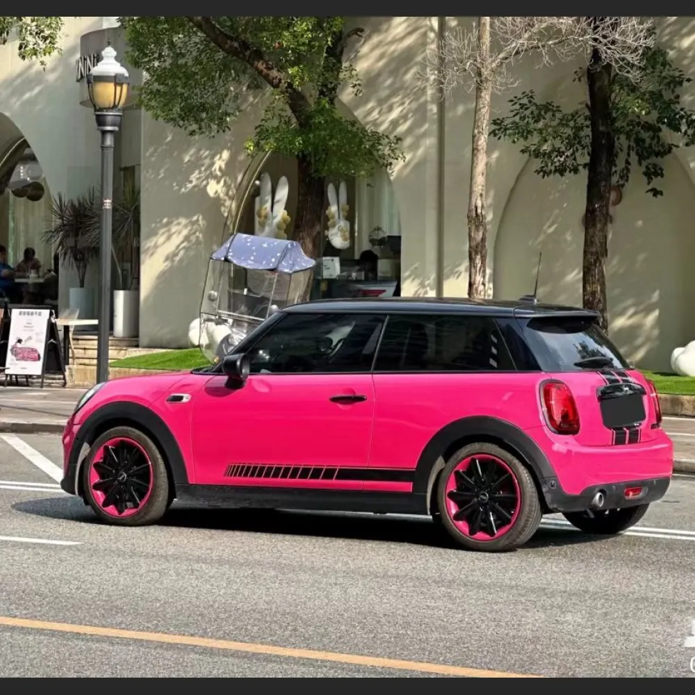 Ravoony Plus Gloss Beets Purple Vinyl Car Wrap Mini Cooper Wrap