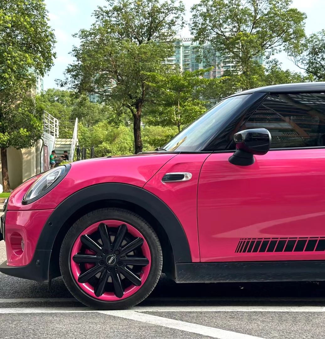 Ravoony Plus PET Gloss Beets Purple Vinyl Car Wrap Mini Cooper Wrap