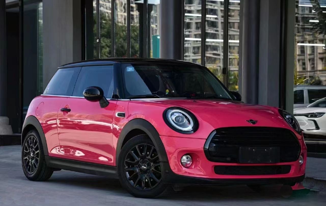 Ravoony Plus PET Gloss Beets Purple Vinyl Car Wrap Mini Cooper Wrap