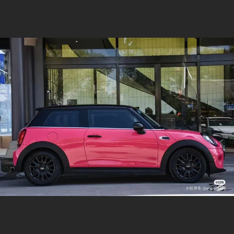 Ravoony Plus Gloss Beets Purple Vinyl Car Wrap Mini Cooper Wrap