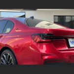 Ravoony Plus Gloss Metallic Vampire Red Vinyl Car Wrap BMW 7 Series Wrap