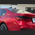 Ravoony Plus Gloss Metallic Vampire Red Vinyl Car Wrap BMW 7 Series Wrap