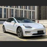 Ravoony Plus Glossy Laser White Car Vinyl Wrap Tesla Model 3 Wrap