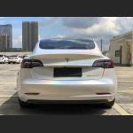 Ravoony Plus Glossy Laser White Car Vinyl Wrap Tesla Model 3 Wrap