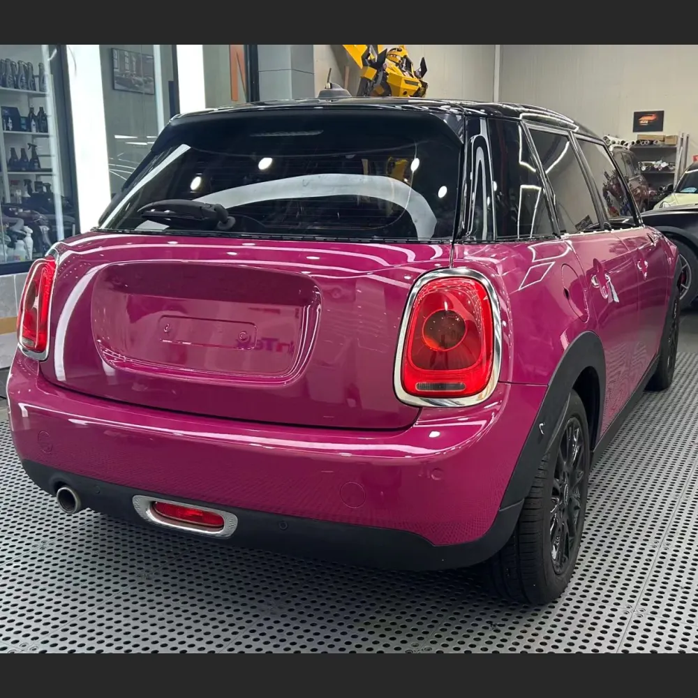 Ravoony Plus Star Ruby Car Vinyl Wrap Mini Cooper Wrap