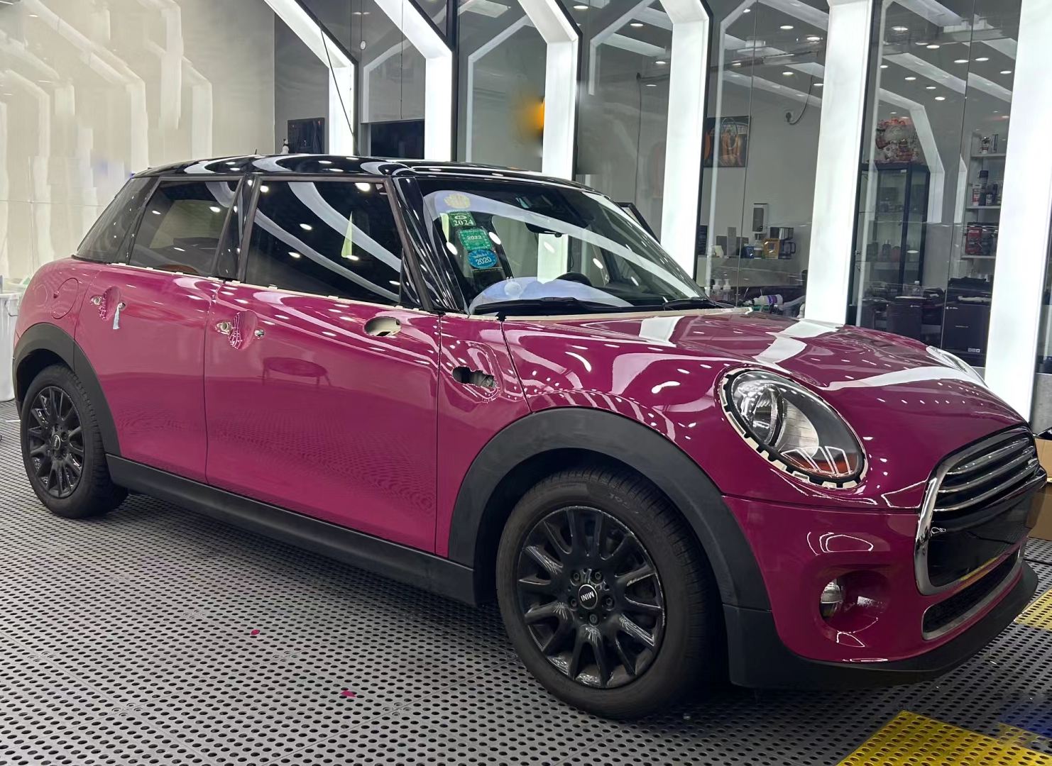 Ravoony Plus Star Ruby Car Vinyl Wrap Mini Cooper Wrap