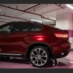Ravoony Plus Liquid Metallic Dragon Blood Red Vinyl Car BMW X6 Wrap