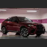 Ravoony Plus Liquid Metallic Dragon Blood Red Vinyl Car BMW X6 Wrap