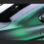 Ravoony Plus Matte Chrome Venom Green Car Wrap BMW 3 Series Wrap