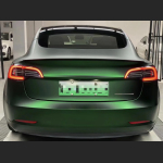 Ravoony Plus Matte Chrome Venom Green Car Wrap Tesla Model 3 Wrap