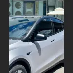 Ravoony Plus Ultimate Flat Silver Car Vinyl Wrap Tesla Model Y Wrap