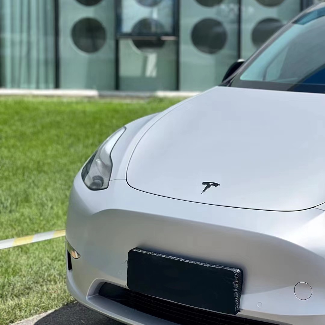 Tesla Model Y Wrap, Best Ravoony Ultimate Flat Silver Car Vinyl Wrap