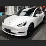 Ravoony Plus Satin White Car Wrap Tesla Model Y Wrap