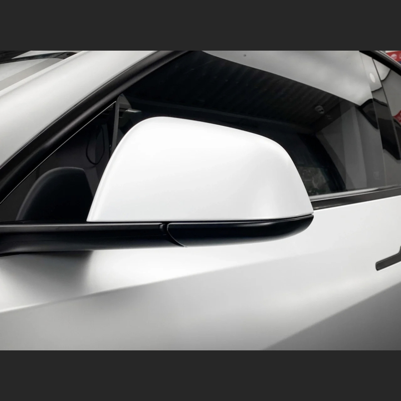 Ravoony Plus Satin White Car Wrap Tesla Model Y Wrap