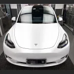Ravoony Plus Satin White Car Wrap Tesla Model Y Wrap