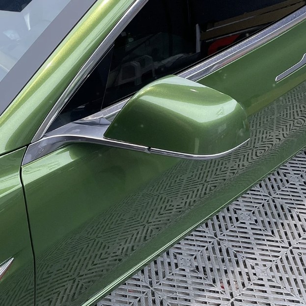 Ravoony Plus Metallic Mamba Green Car Vinyl Wrap Tesla Model 3 Wrap