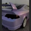 Ravoony Twin Silver Purple Car Vinyl Wrap