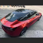 Ravoony Plus Gloss Metallic Vampire Red Vinyl Car Wrap Tesla Model 3 Wrap