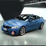Ravoony Plus Gloss Abudhabi Blue Car Vinyl Wrap BMW M4 Wrap