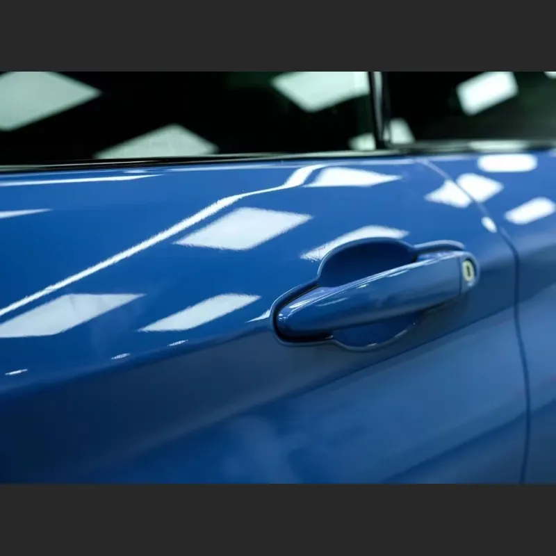 Ravoony Plus Gloss Abudhabi Blue Car Vinyl Wrap BMW M4 Wrap