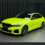 Ravoony Plus Gloss Apple Green Car Wrap BMW 3 Series Wrap