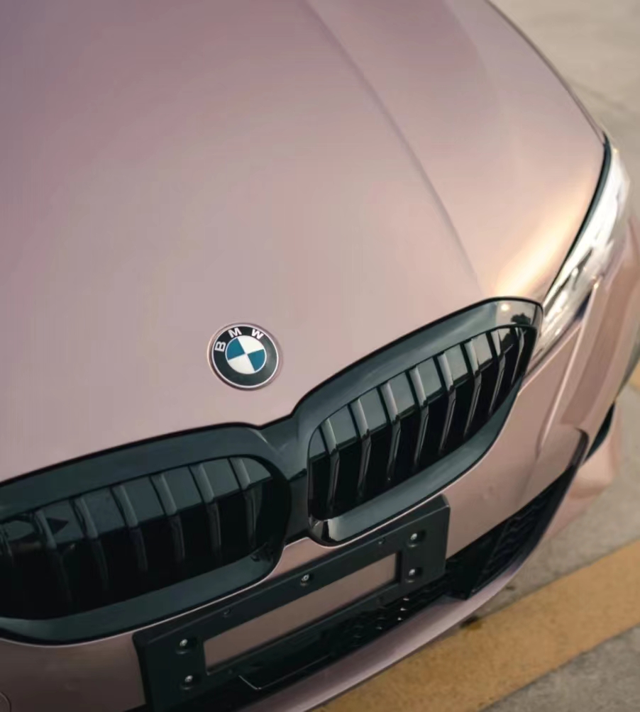 Ravoony Plus Glossy Frozen Berry Wrap BMW 3 Series Wrap 