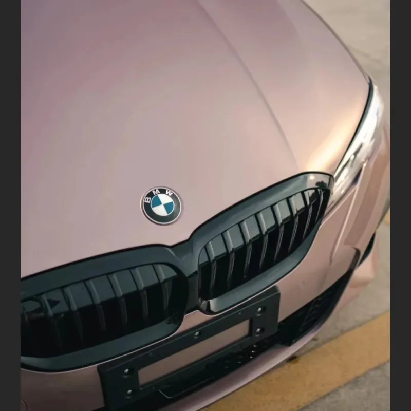 Ravoony Plus Glossy Frozen Berry Wrap BMW 3 Series Wrap 