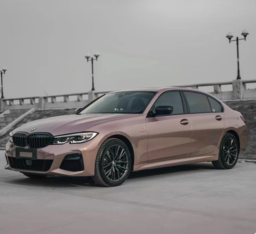 Ravoony Plus Glossy Frozen Berry Wrap BMW 3 Series Wrap 