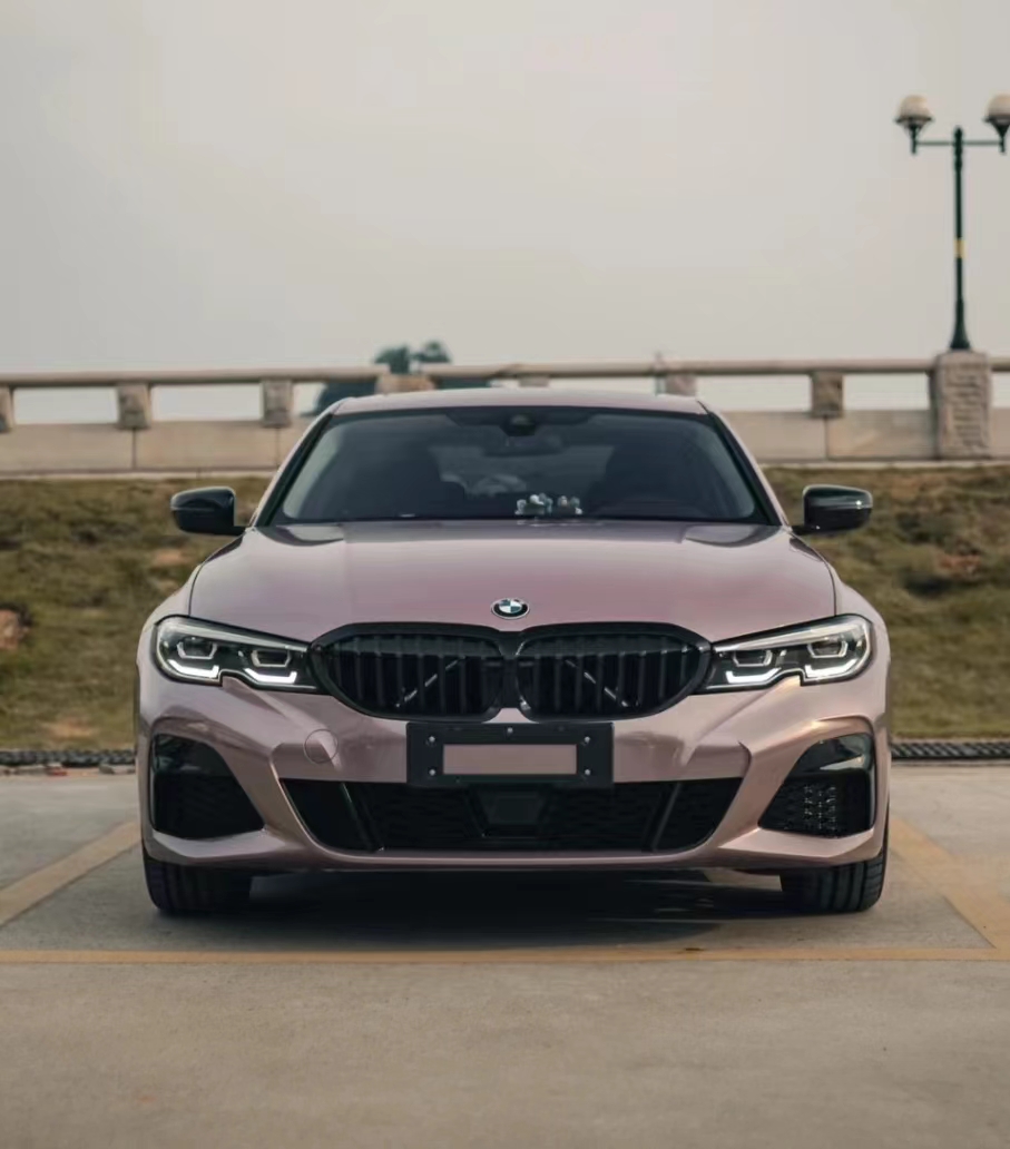 Ravoony Plus Glossy Frozen Berry Wrap BMW 3 Series Wrap 