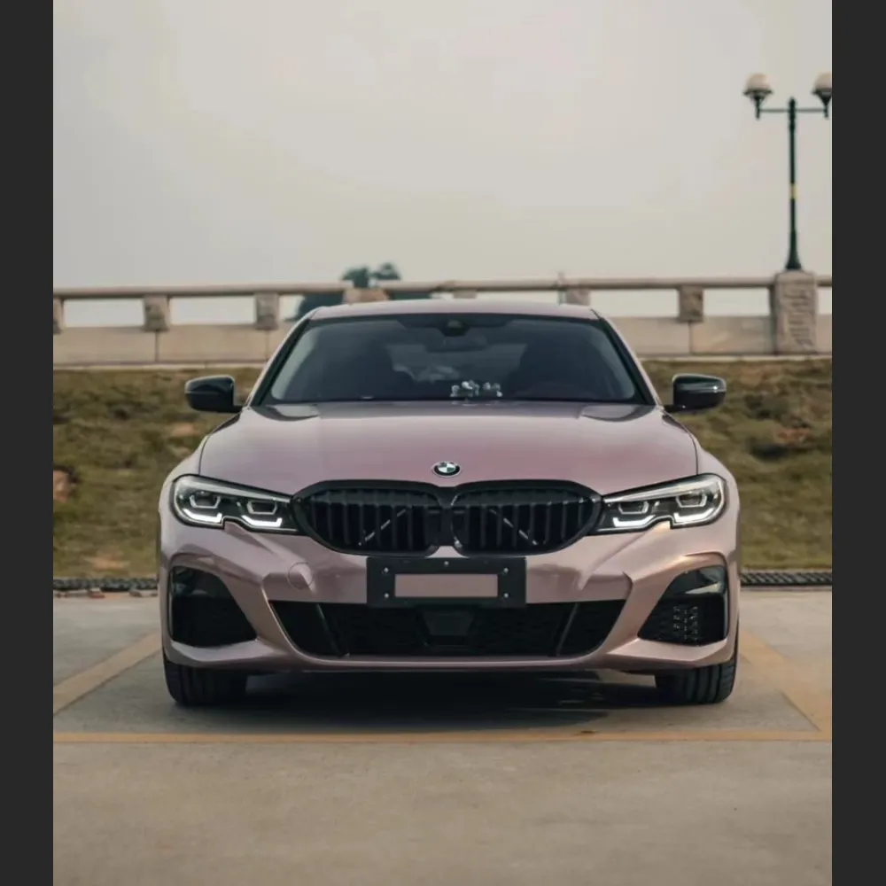 Ravoony Plus Glossy Frozen Berry Wrap BMW 3 Series Wrap 