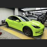 Ravoony Plus Gloss Apple Green Car Wrap Tesla Model 3 Wrap
